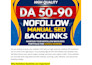 make high quality da 60 to 90 nofollow SEO backlinks for link building